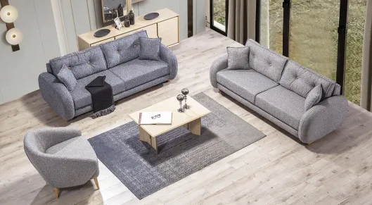 Product img 2, Zeynep Yataklı Sandıklı Ahşap Ayaklı Koltuk Takımı